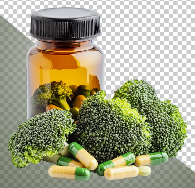PSD capsulas de brócoli de papua nueva guinea y suplementos a base de hierbas