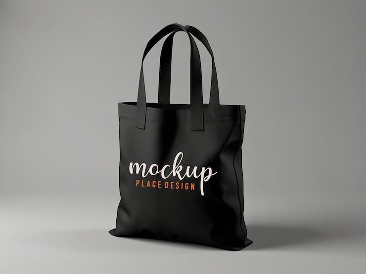 PSD colección de maquetas de bolsas