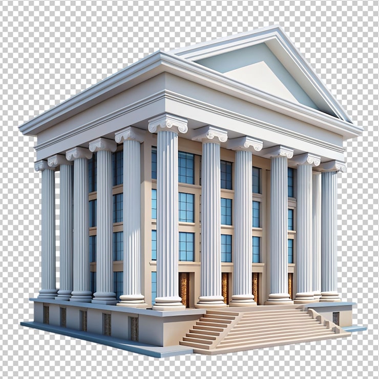 PSD construcción sobre un fondo transparente