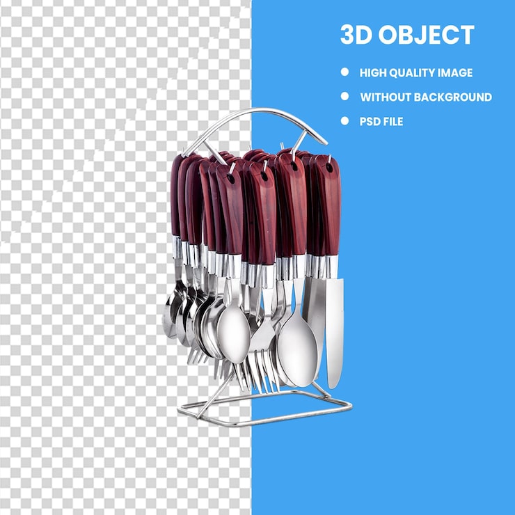 PSD cubiertos con soporte