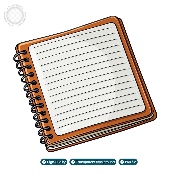 PSD diseño ilustrado que celebra la belleza y la inspiración de los diseños de los cuadernos