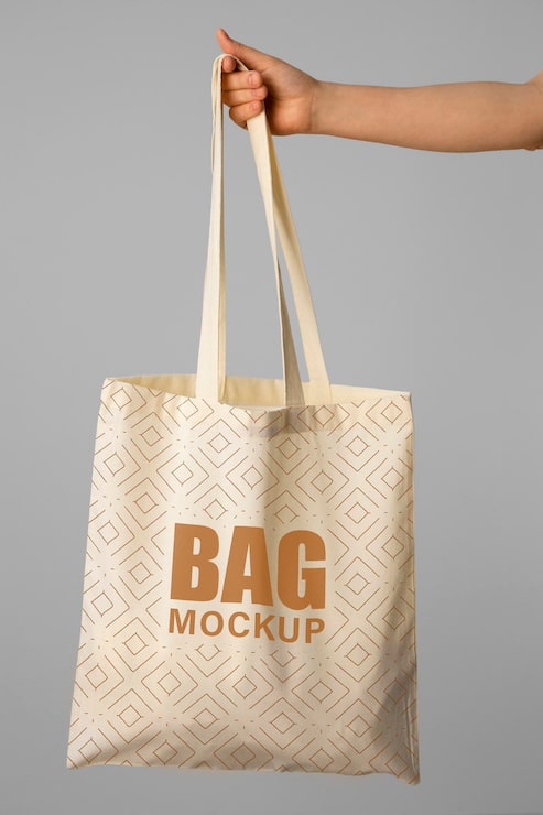 PSD diseño de maqueta de bolsa de compras diseño de maqueta de psd