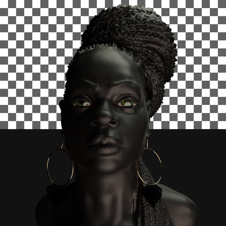 PSD diseño de objetos de renderización 3d