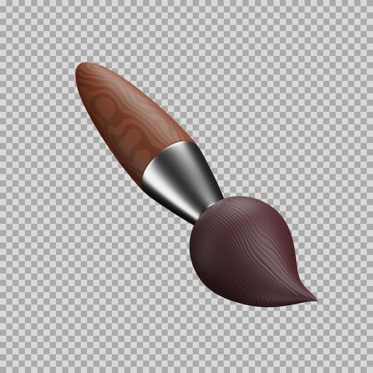PSD dynamisches farbsymbol für 3d-pinsel