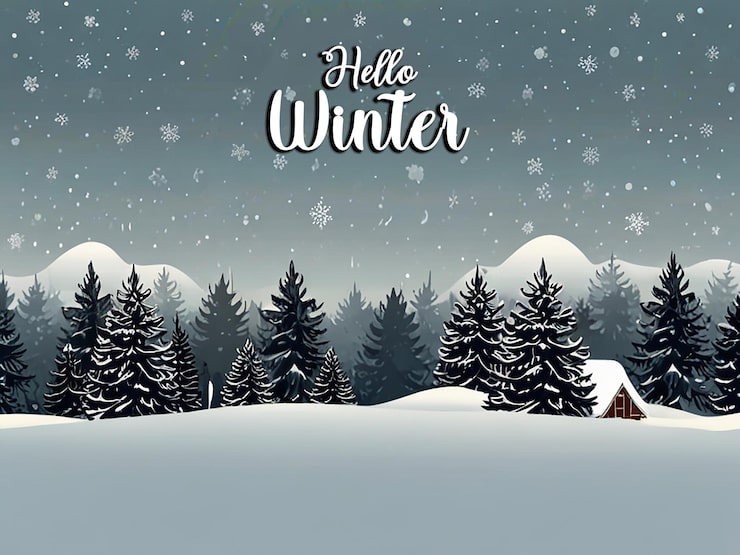 PSD ein poster für neujahrsabend in einer winternacht