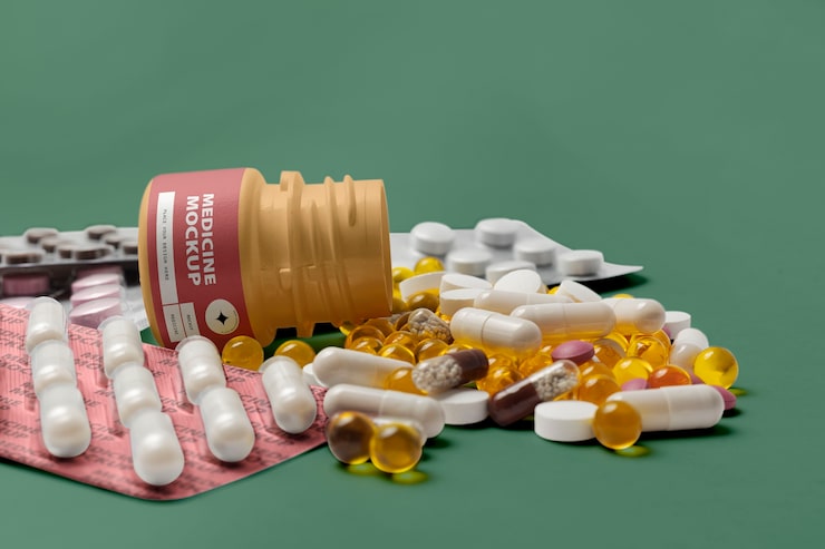 PSD envase de plástico medicinal para pastillas