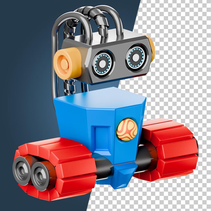 PSD exploración del espacio iconos 3d render clipart