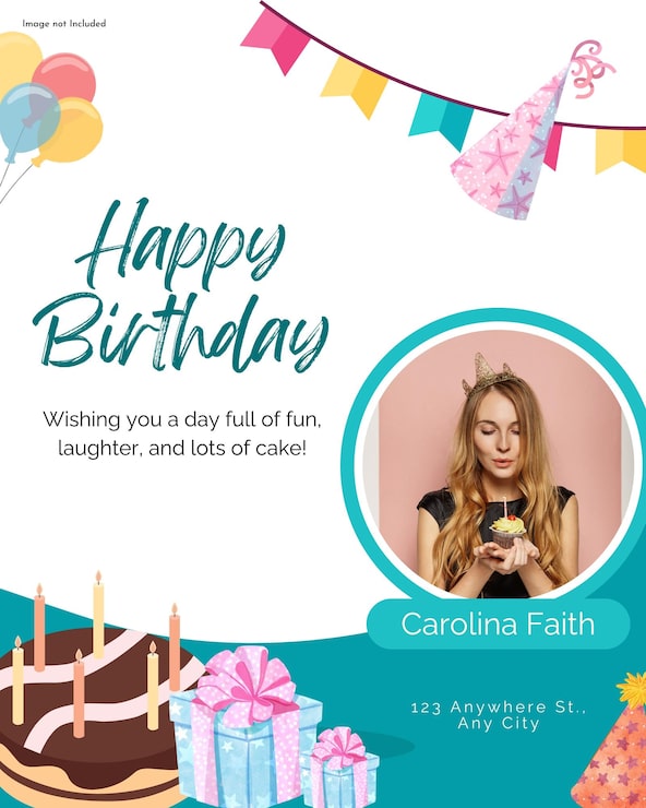 PSD feliz cumpleaños diseño de plantilla para publicación en redes sociales e instagram
