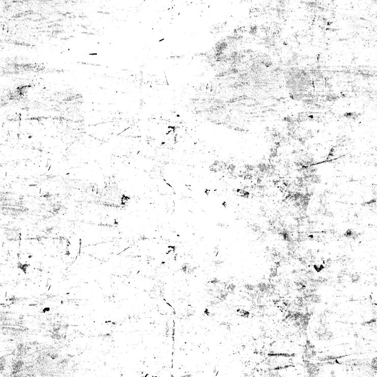 PSD fondo blanco con textura grunge, con mancha negra y efecto de papel rugoso