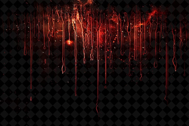 PSD un fondo oscuro con una pintura en aerosol roja y naranja en él