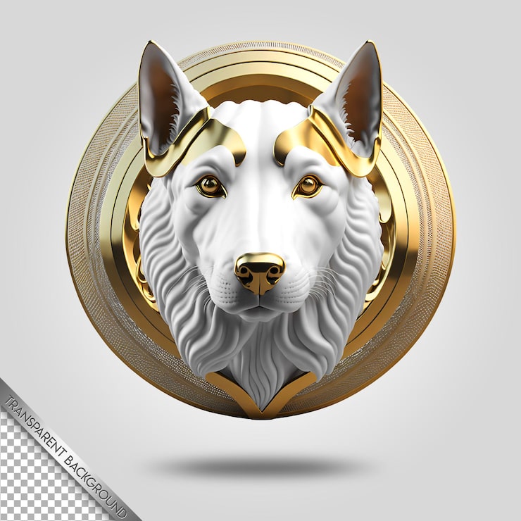 PSD fundo transparente do emblema do zodíaco chinês
