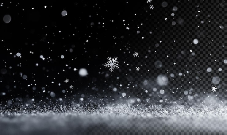 PSD hintergrund des schneefalls