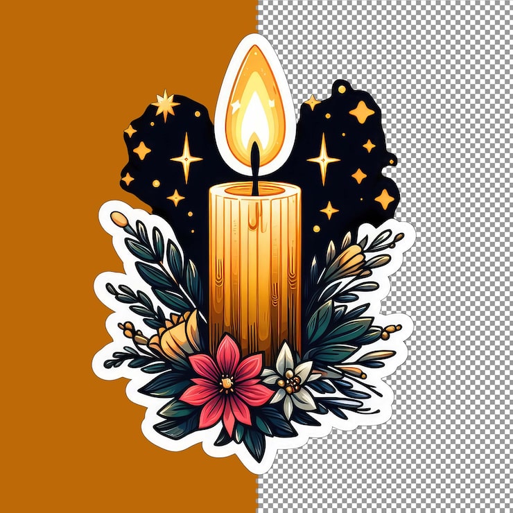 PSD holy_candles_celebrationpng