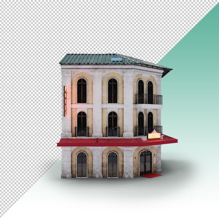 PSD hotel aislado