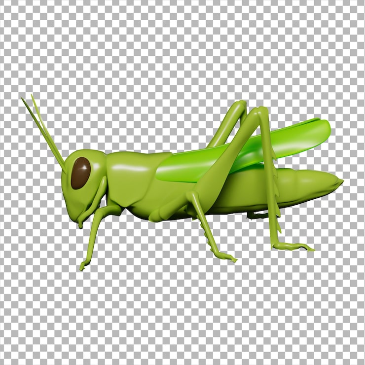 PSD ícone 3d de inseto