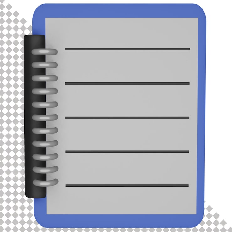 PSD el icono 3d de la nota