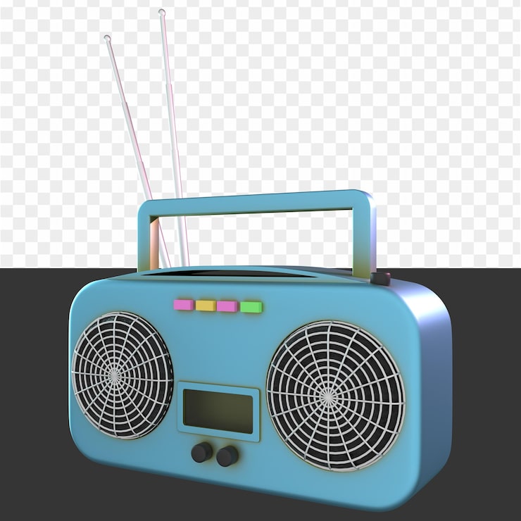 PSD icono de retro 3d