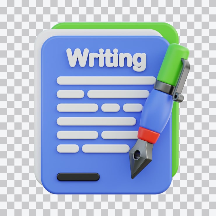 PSD illustration d'écriture de lettres en 3d