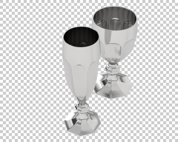 PSD ilustración en 3d de vidrio aislado sobre un fondo transparente