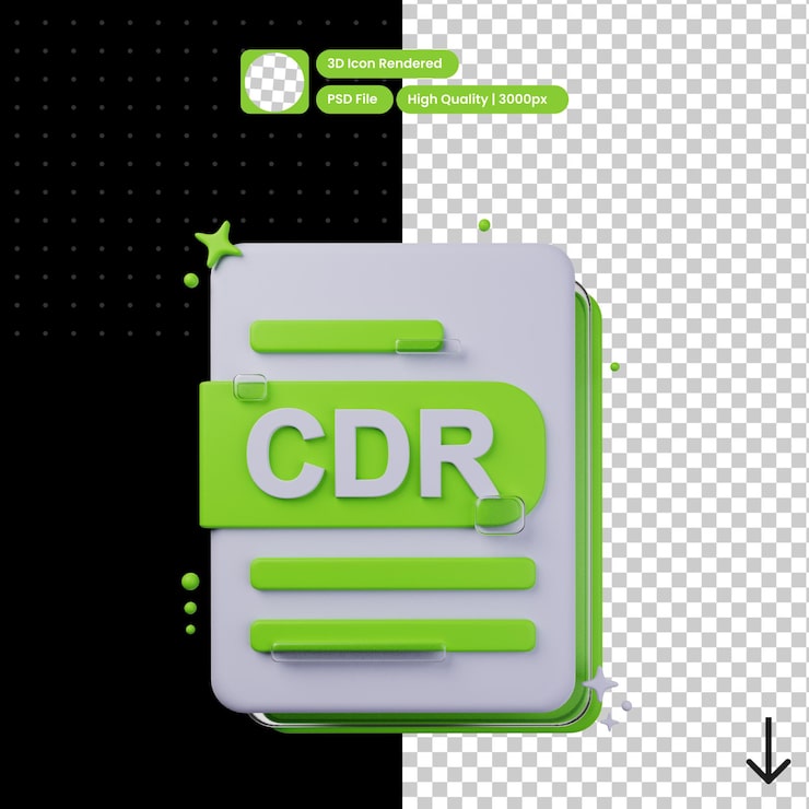 PSD ilustración psd 3d del formato cdr