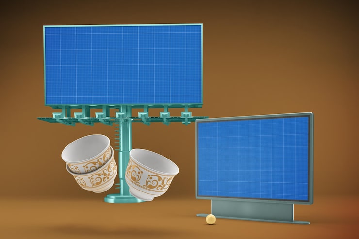 PSD maquette de publicité eid