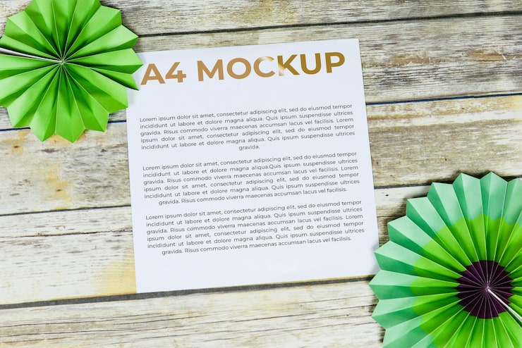 PSD mockup-a4-design für plakate