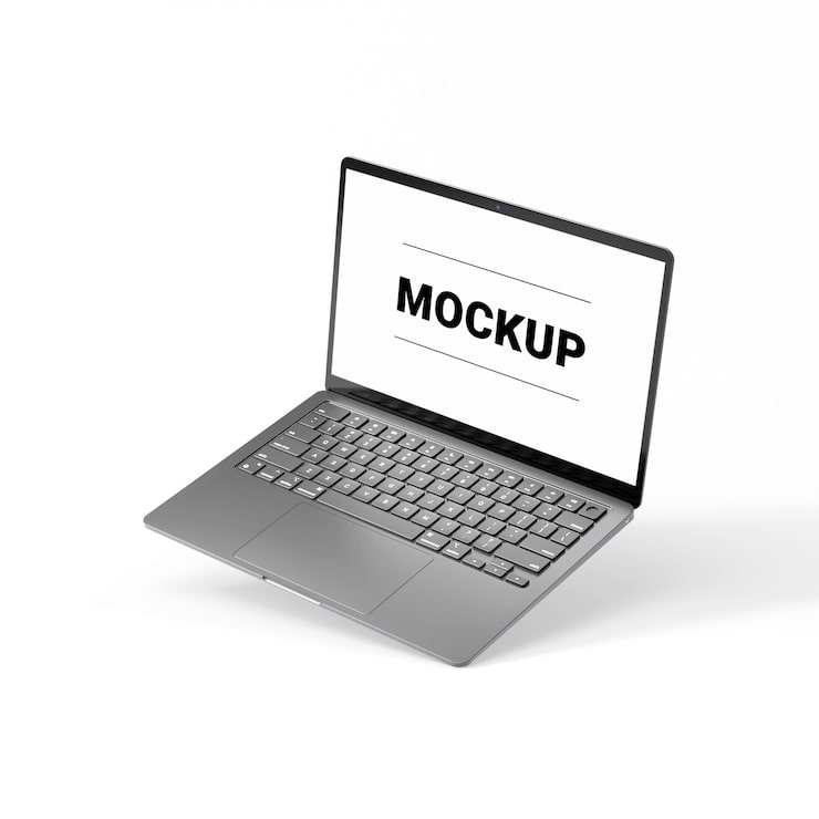 PSD mockup de portátil