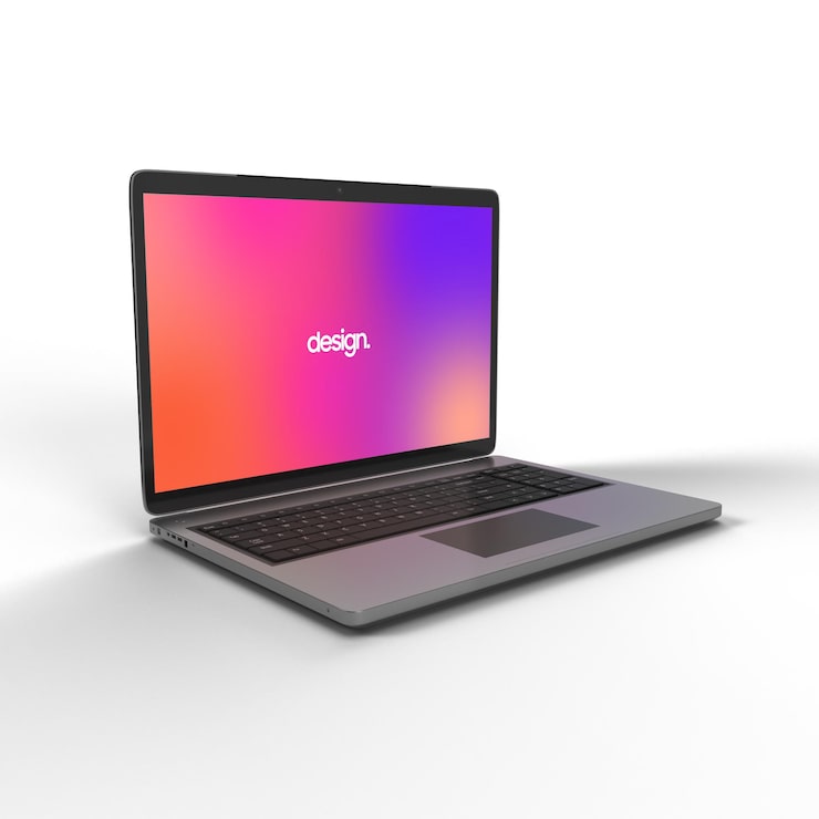 PSD mockup de portátil