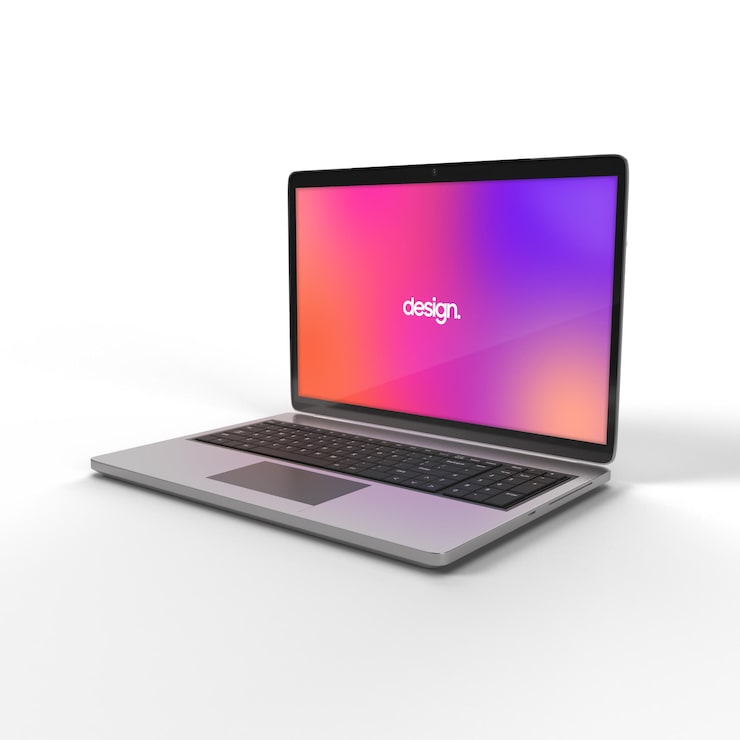 PSD mockup de portátil