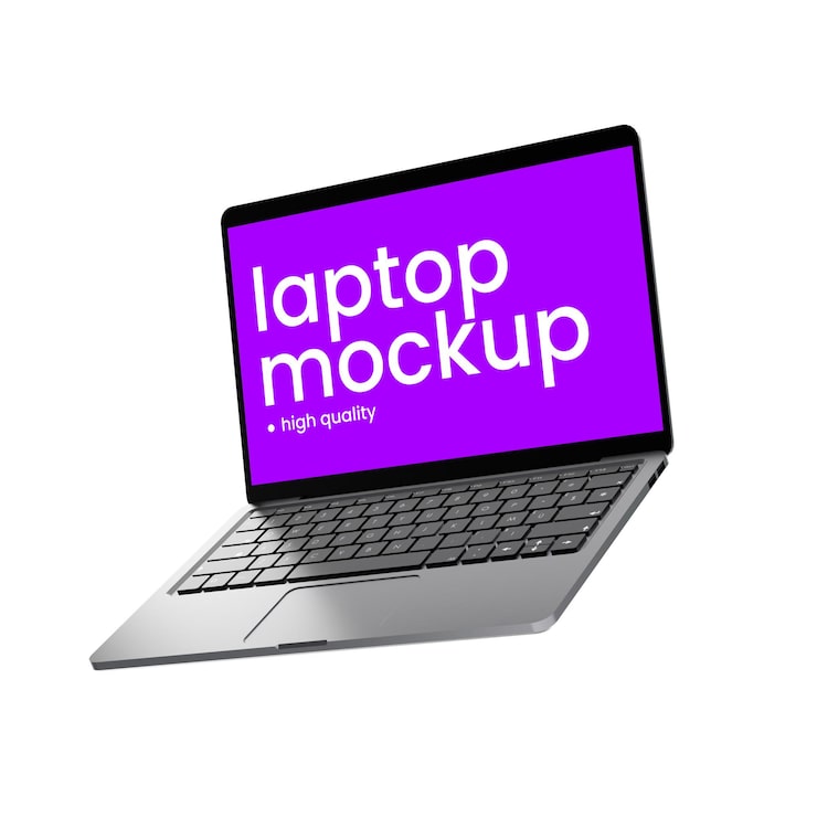 PSD mockup de portátil