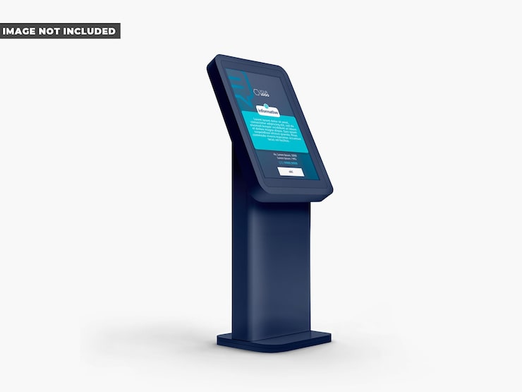 PSD modèle de kiosque numérique interactif