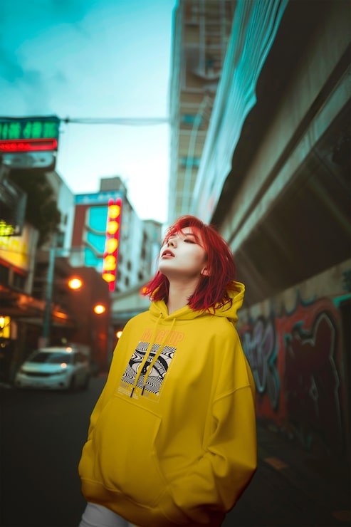 PSD modelo de una persona asiática con ropa