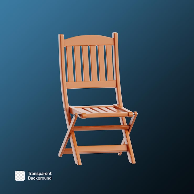 PSD modelo png de ícone de cadeira 3d
