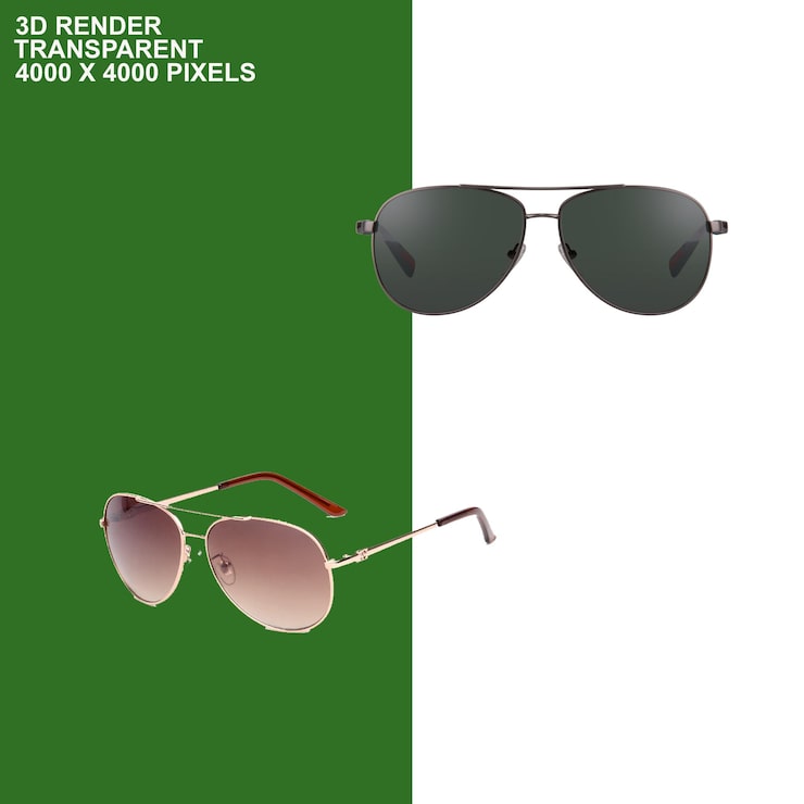 PSD óculos elegantes com fundo transparente