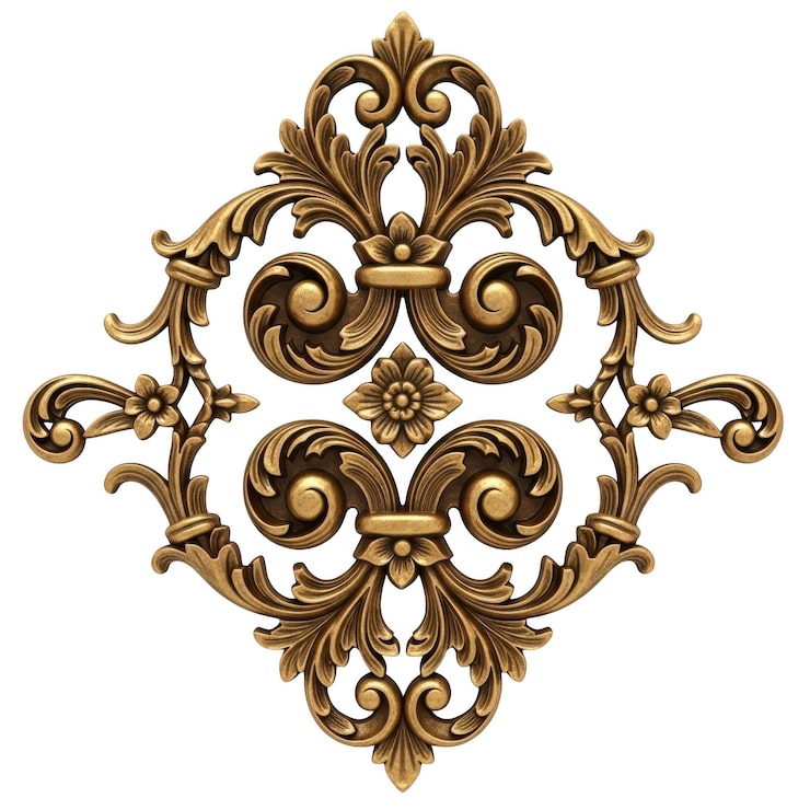 PSD ornamento barroco intrincado