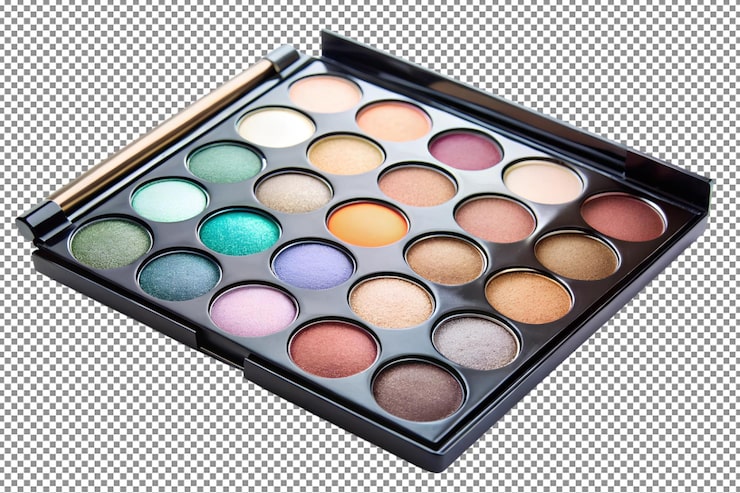 PSD paleta de sombras para os olhos que realça todas as formas dos olhos