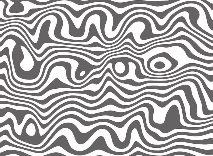 PSD patrón abstracto de líneas onduladas licuadas