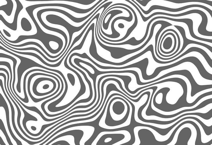 PSD patrón abstracto de líneas onduladas licuadas