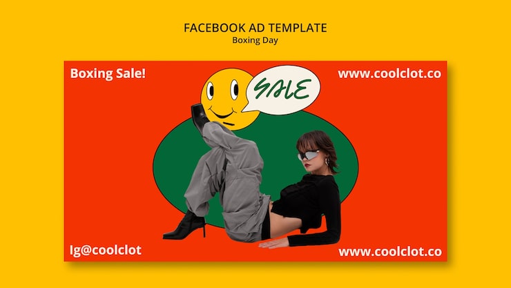 PSD plantilla de promoción de redes sociales para ventas del boxing day