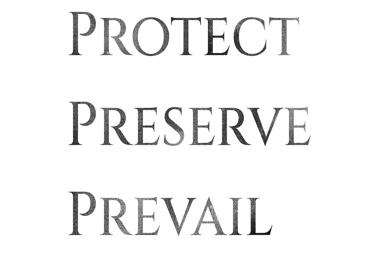 PSD protéger, préserver, triompher - une citation motivante