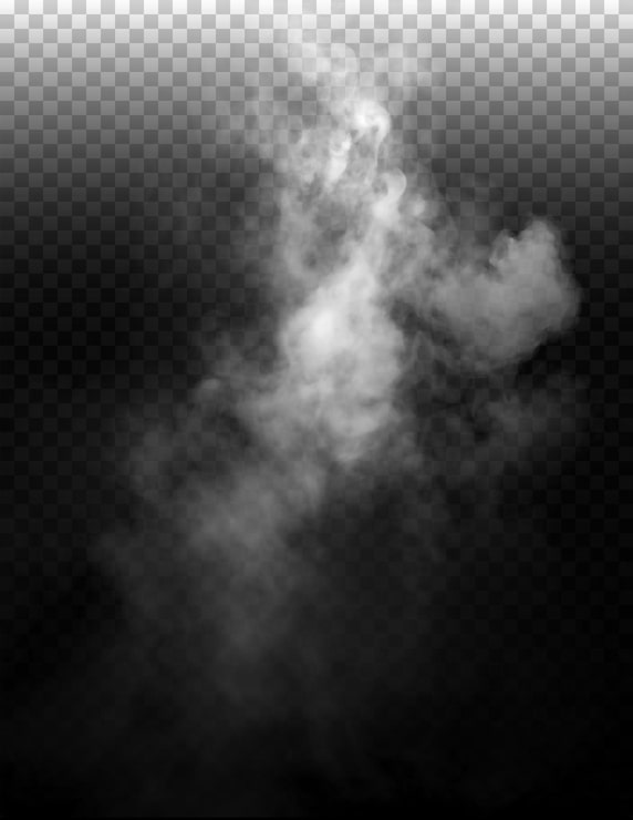 PSD psd nebbia o fumo isolato trasparente fondo nebbia o smog sfondo fumo png