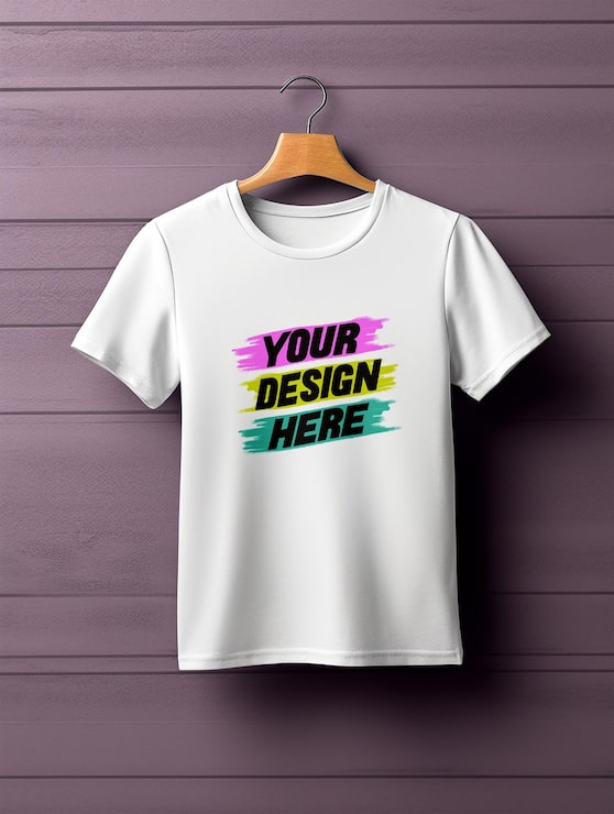 PSD psd šablona pro tričko mockup