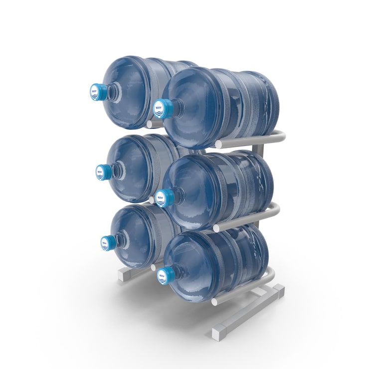 PSD rack de armazenamento para garrafas de água