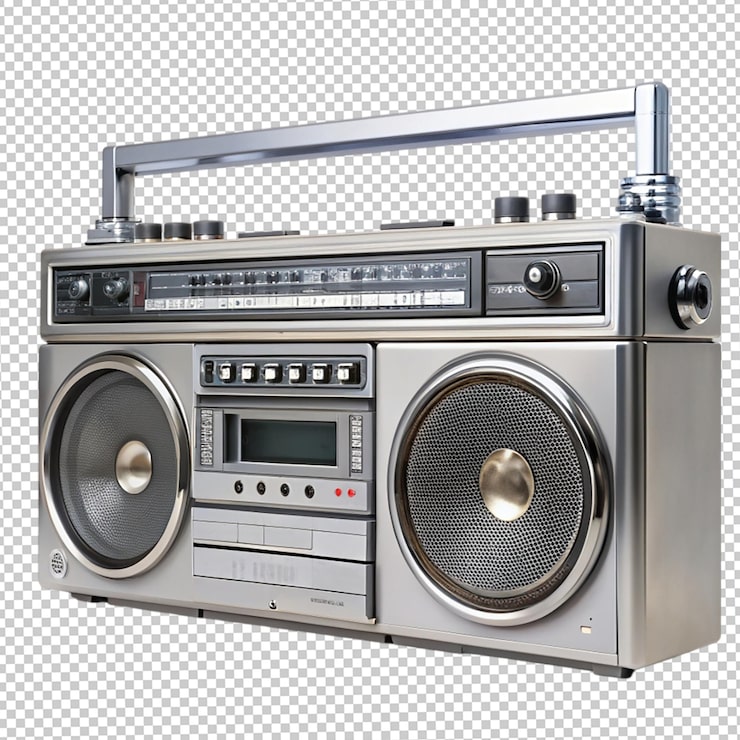 PSD radio retró png