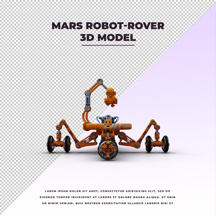 PSD robot rover marte