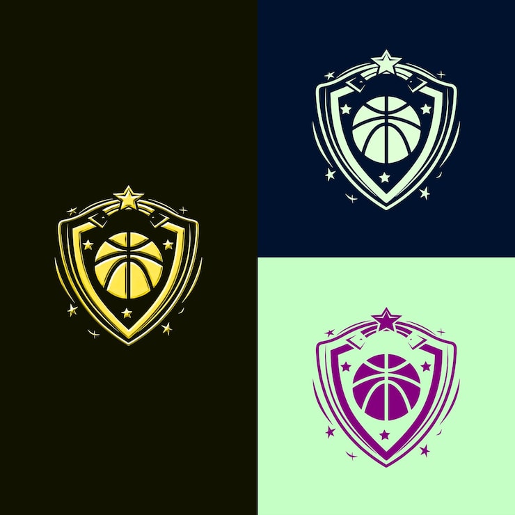 PSD sebuah logo untuk pertandingan bola basket