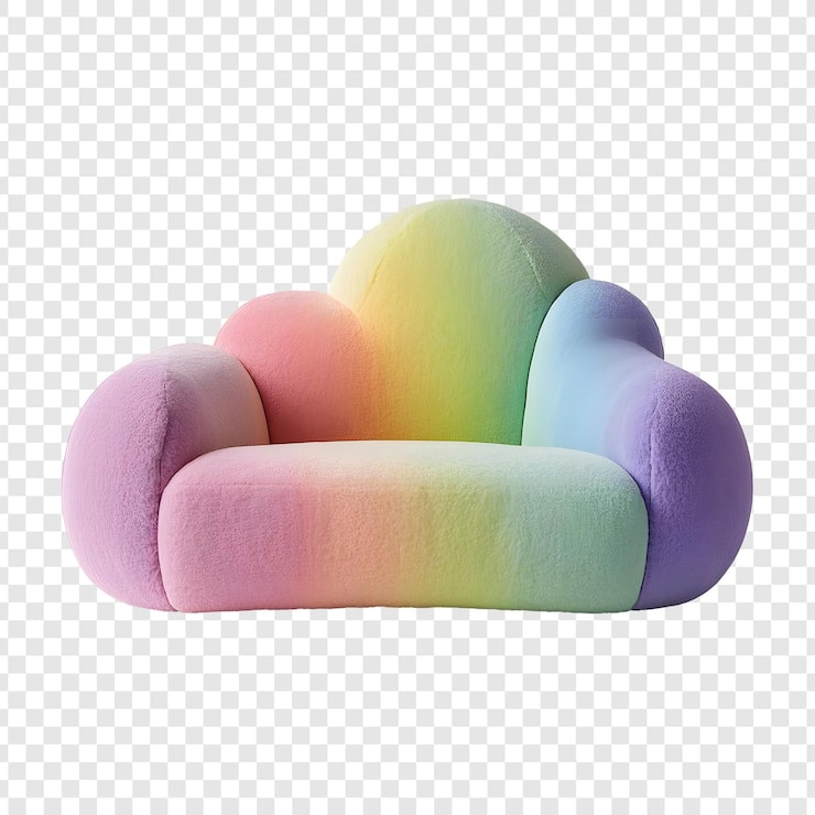 PSD el sofá del arco iris