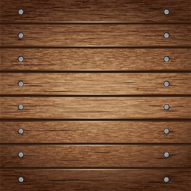 PSD tablones rústicos de madera con textura de clavos