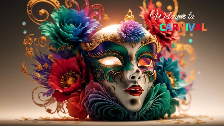 PSD un poster per il carnevale del mardi gras free psd design