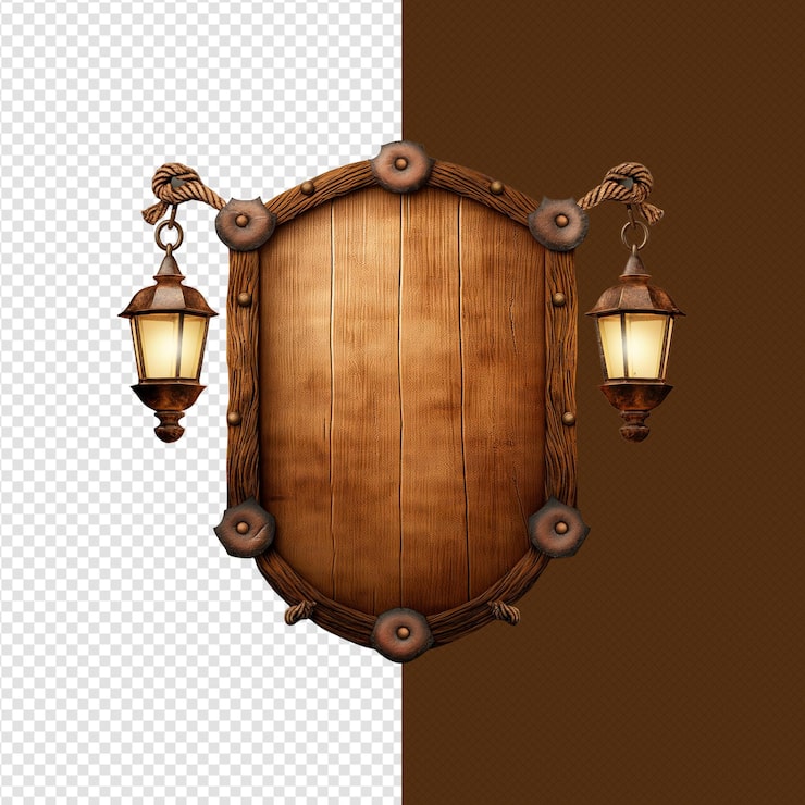 PSD una lampada con la parola luce su di essa